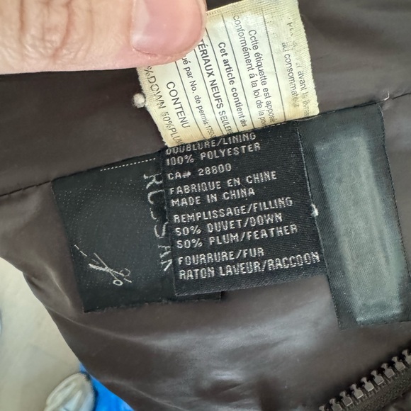 Rudsak Brown Down Jacket with Fur - Picture 6 of 6